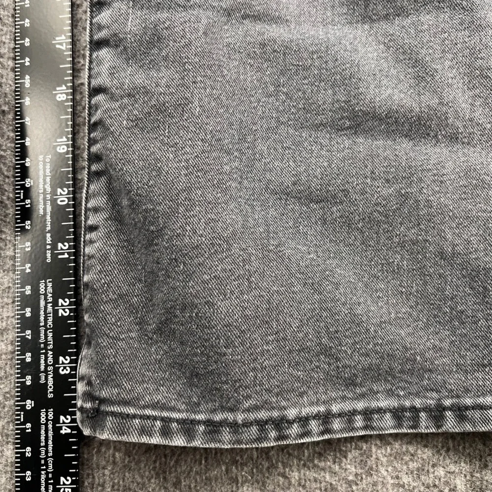Old Navy Girls 12 Jeans High Rise Baggy Wide Leg Built-In Tough Washed Black